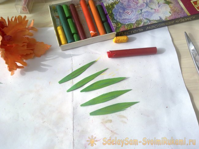 Орхидея — новогоднее украшение для волос