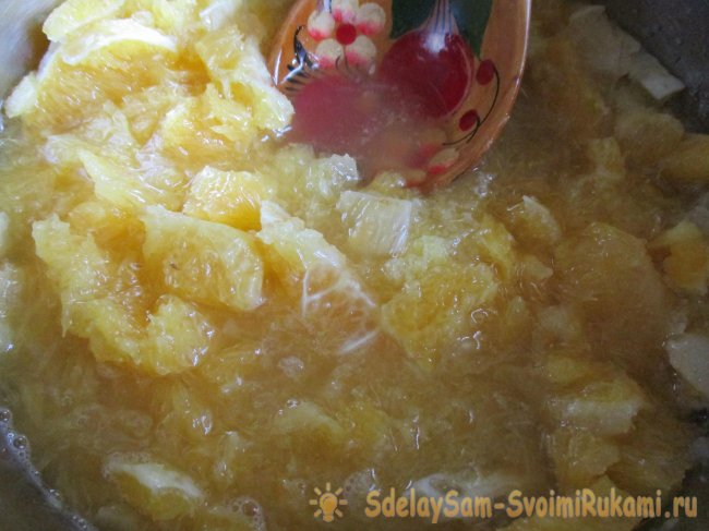 Праздничный дуэт блинчики с цитрусовым эскортом