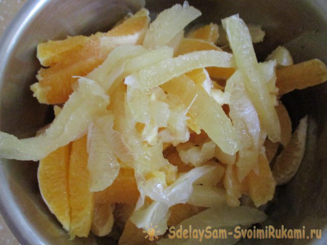 Праздничный дуэт блинчики с цитрусовым эскортом