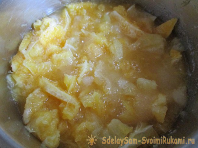 Праздничный дуэт блинчики с цитрусовым эскортом