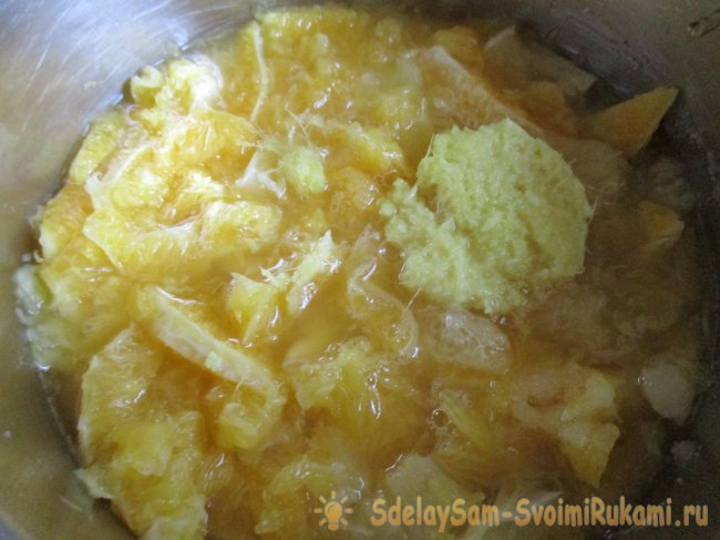 Праздничный дуэт блинчики с цитрусовым эскортом