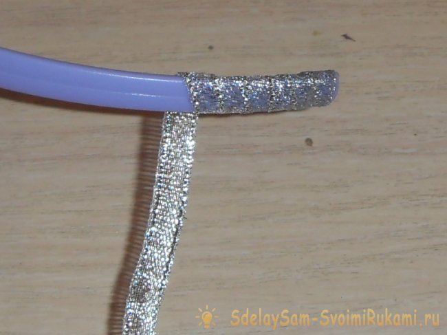 Декорирование ободка для девочки