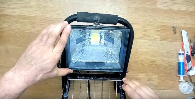 Переделка галогенного прожектора в светодиодный