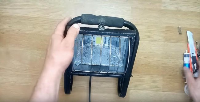 Переделка галогенного прожектора в светодиодный