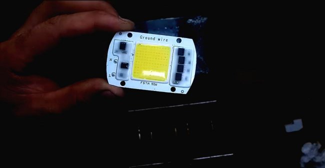 Переделка галогенного прожектора в светодиодный