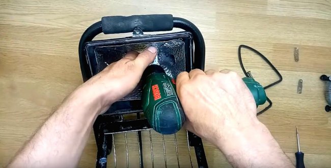 Переделка галогенного прожектора в светодиодный