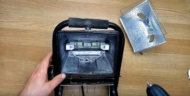 Переделка галогенного прожектора в светодиодный