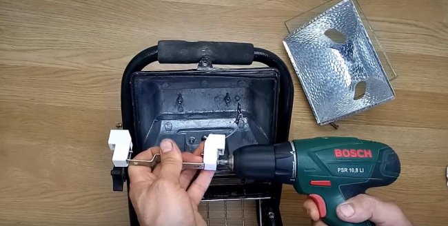 Переделка галогенного прожектора в светодиодный