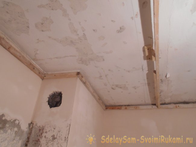 Пластиковый потолок своими руками