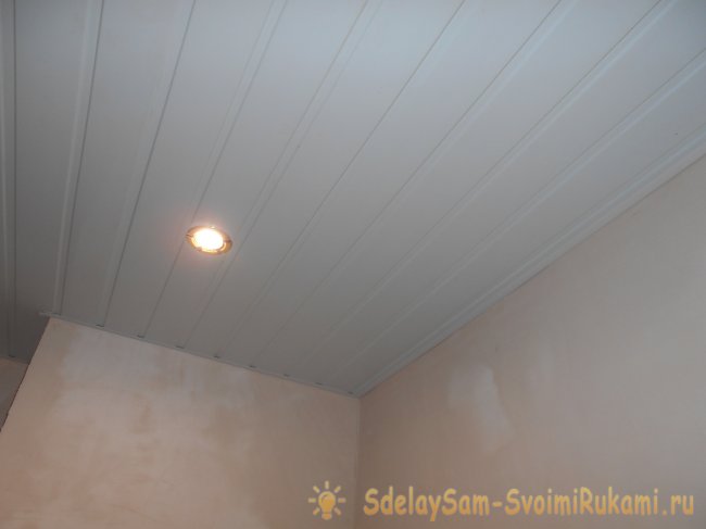 Пластиковый потолок своими руками