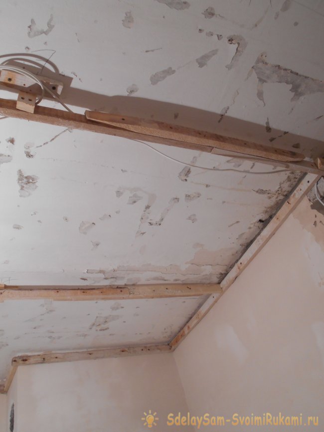Пластиковый потолок своими руками