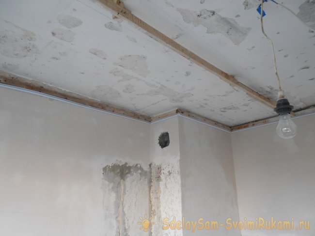 Пластиковый потолок своими руками