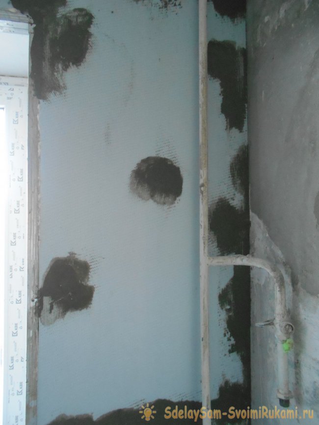 Утепление стены пенополистиролом