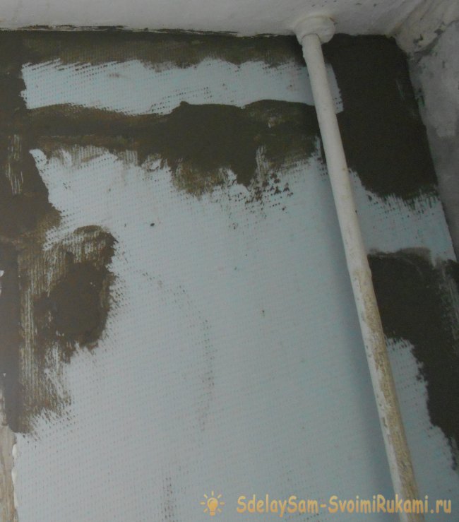 Утепление стены пенополистиролом