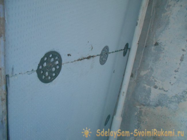 Утепление стены пенополистиролом