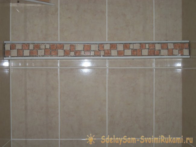 Как сделать оригинальную полку в санузле