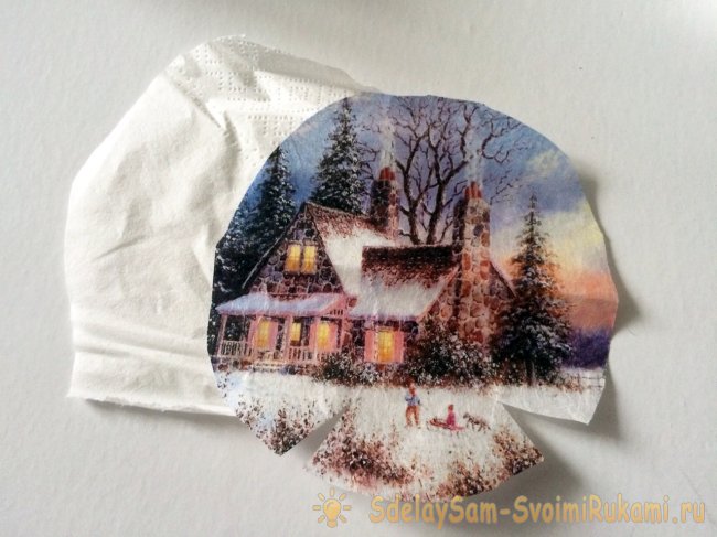 Новогодний подсвечник из бокала