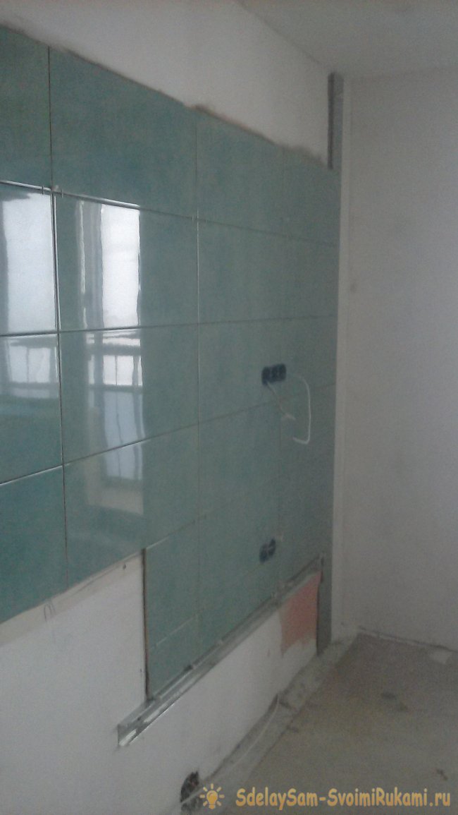 Порядок отделочных работ в кухне студии