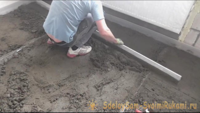 Стяжка пола