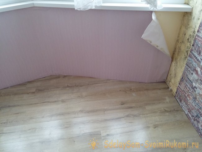 Монтаж инфракрасного пленочного пола