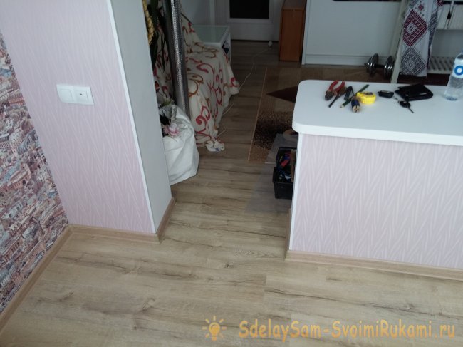 Монтаж инфракрасного пленочного пола