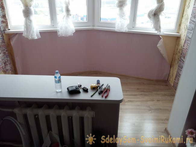 Монтаж инфракрасного пленочного пола