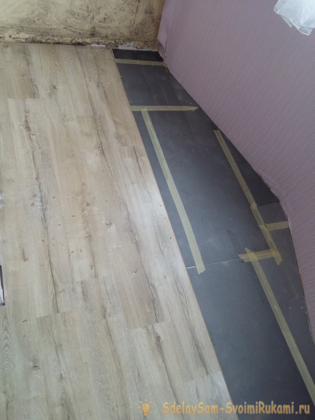 Монтаж инфракрасного пленочного пола