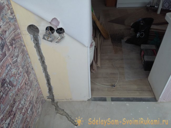 Монтаж инфракрасного пленочного пола