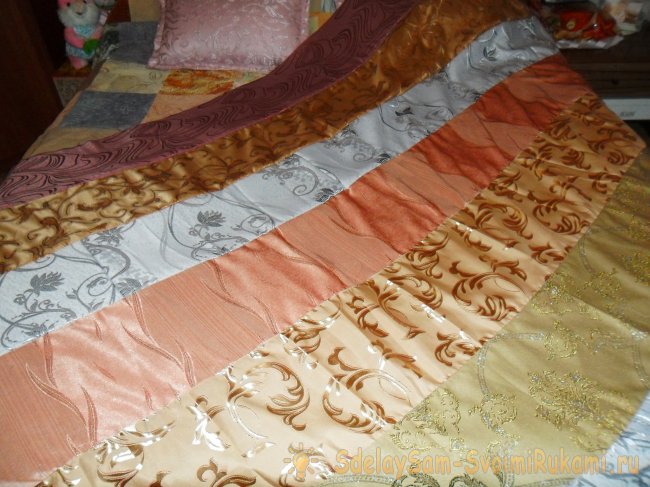 Как сшить покрывало на кровать