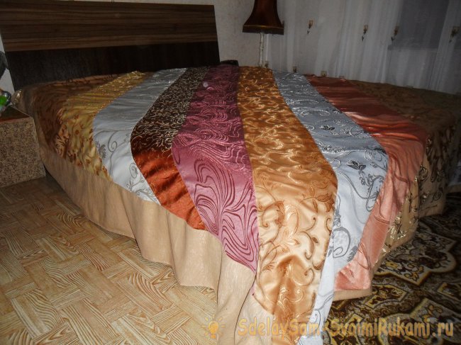 Как сшить покрывало на кровать