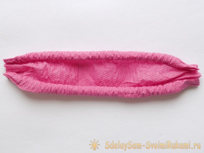 Бант из салфетки