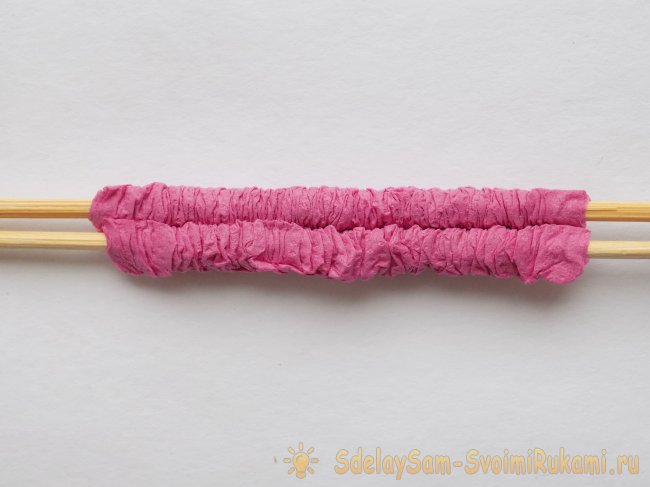 Бант из салфетки