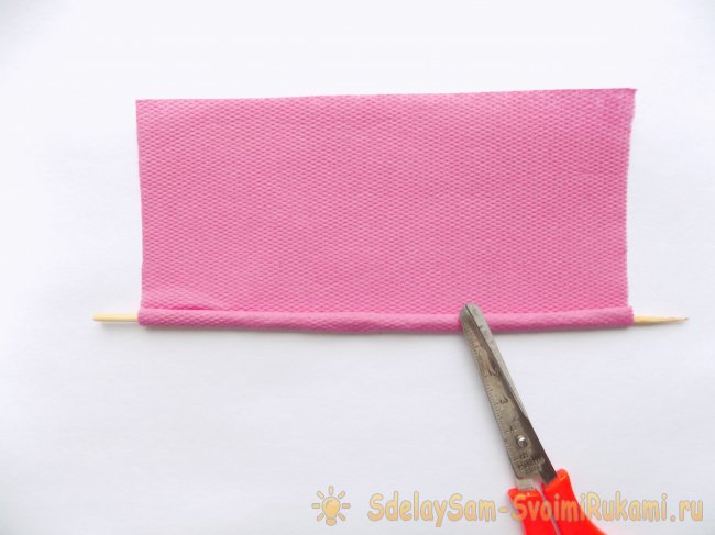 Бант из салфетки