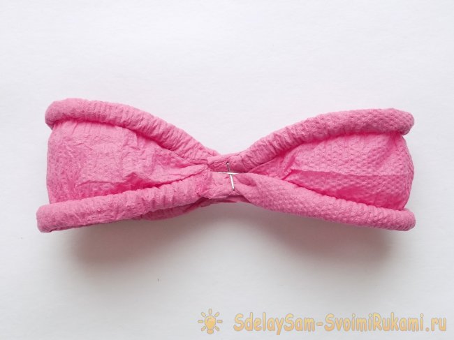 Бант из салфетки | Сделай сам своими руками