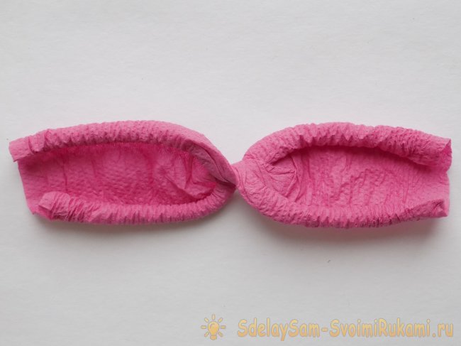 Бант из салфетки