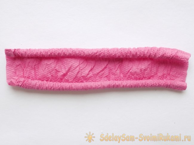 Бант из салфетки