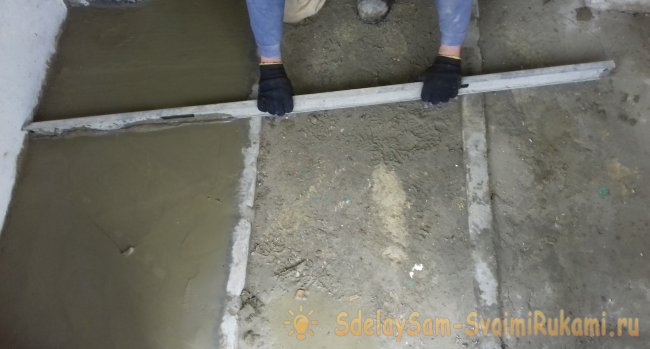 Бетонная стяжка пола