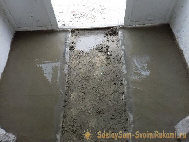 Бетонная стяжка пола