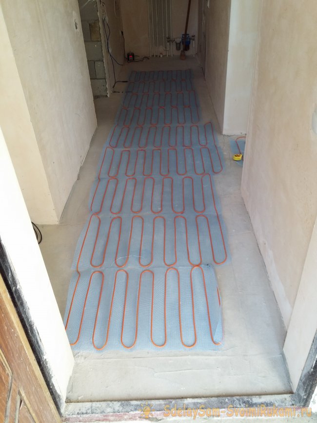 Одножильный и двужильный нагревательный мат