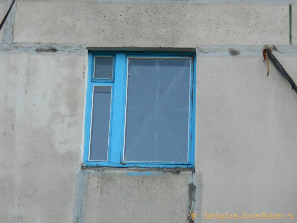 Установка окна в старую раму