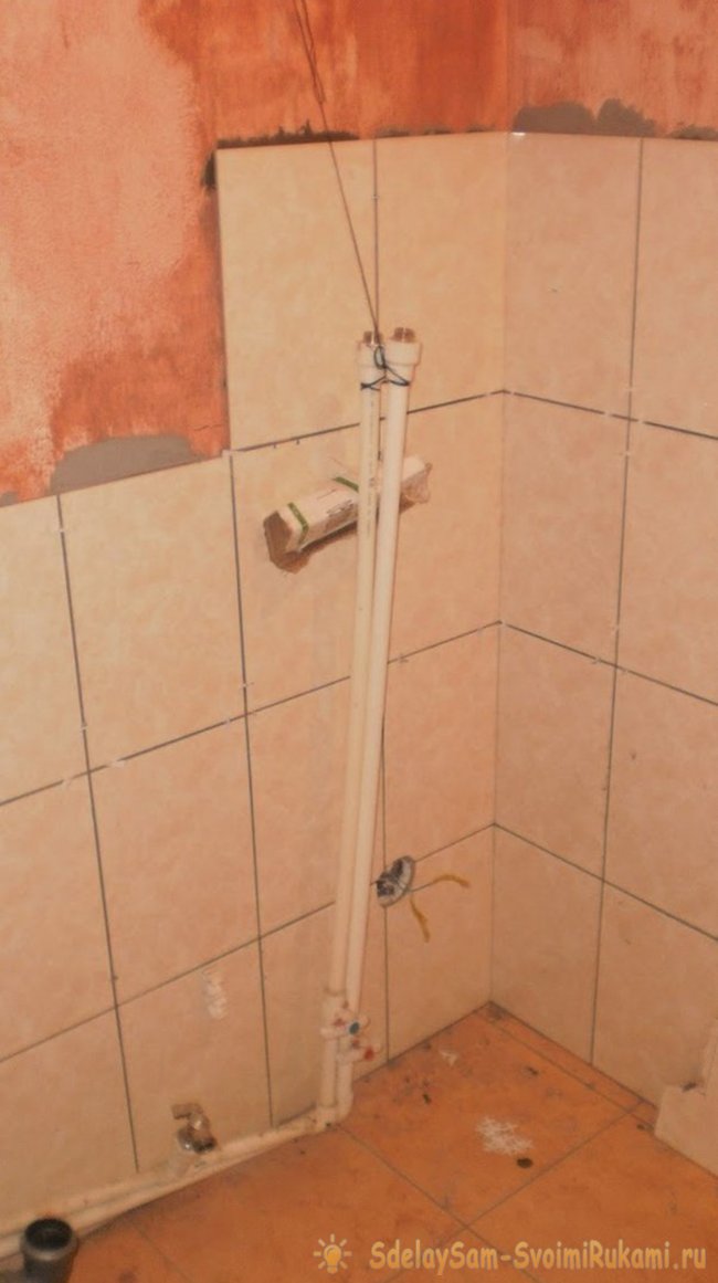 Кладка плитки на стены и пол