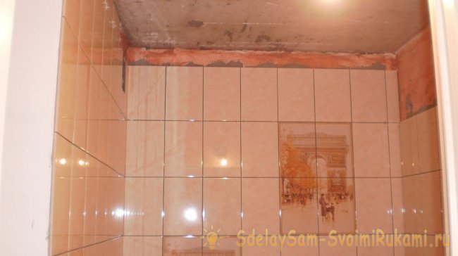 Кладка плитки на стены и пол