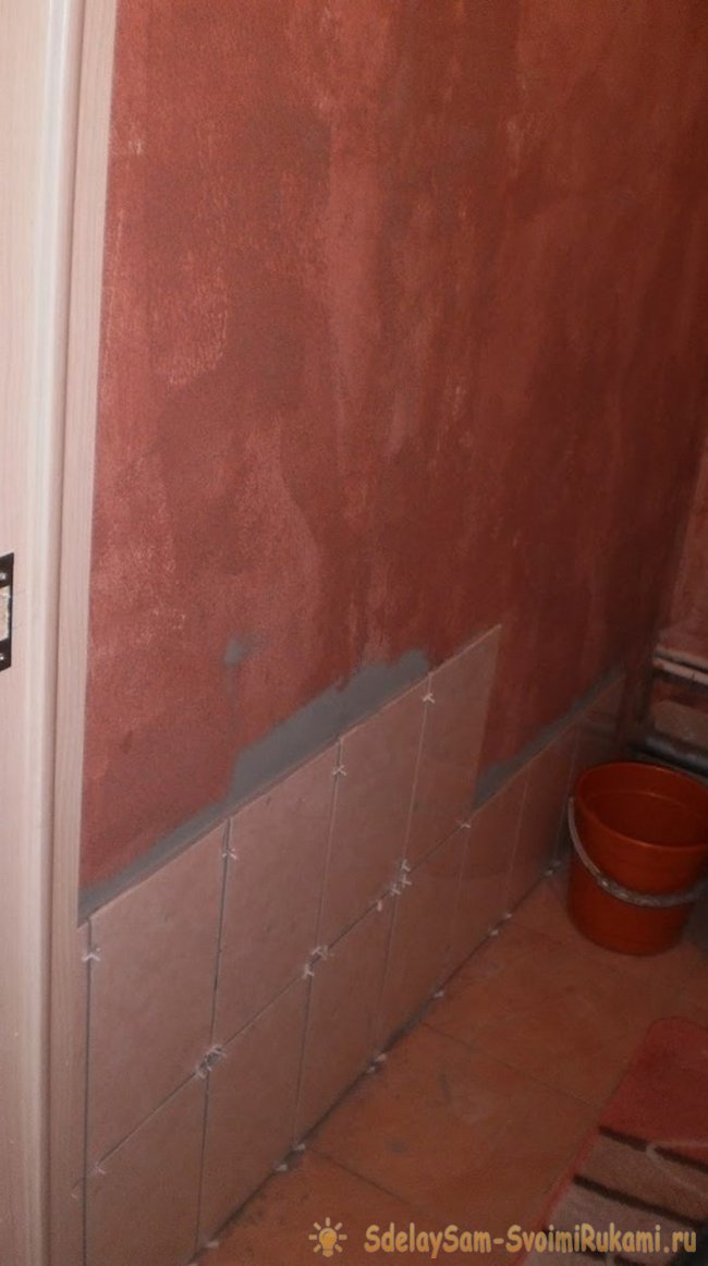 Кладка плитки на стены и пол