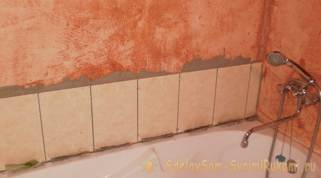Кладка плитки на стены и пол