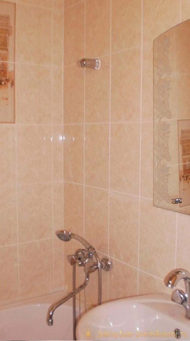 Кладка плитки на стены и пол