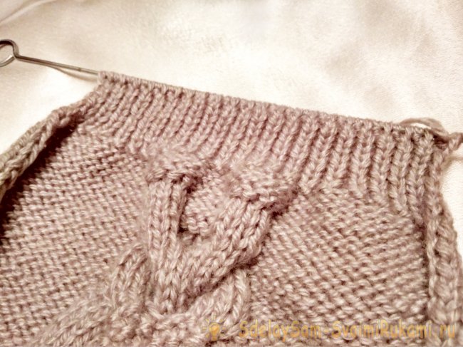 Как связать митенки с узором сова