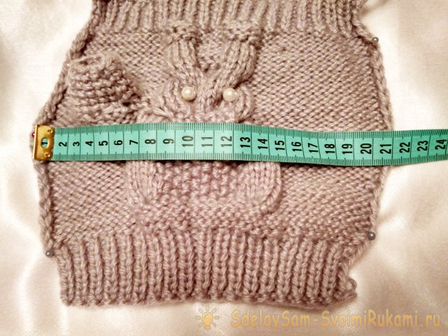 Как связать митенки с узором сова