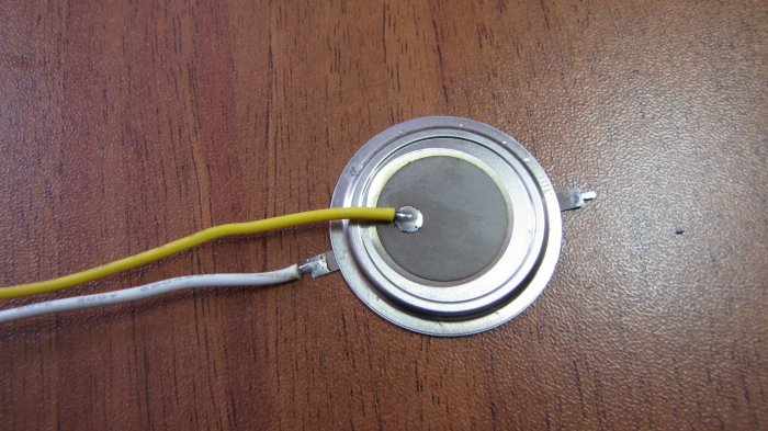 Звуковой пъезоизлучатель своими руками