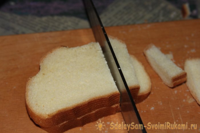 Сухарики из батона за 15 минут