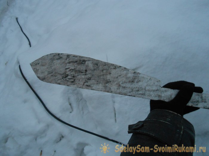 Тесак из пилы